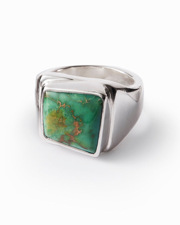 One of a Kind Turquoise Signet